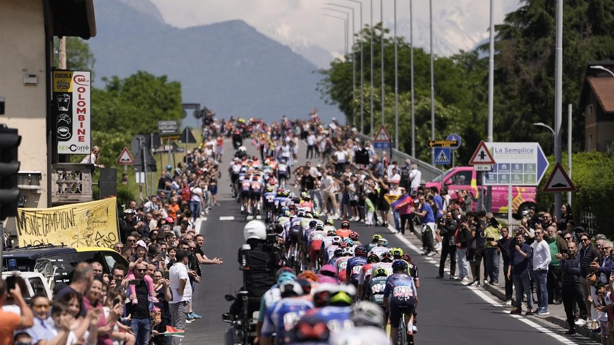 El pelotón del Giro de Italia.