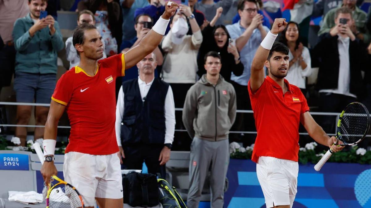 Nadal y Alcaraz vuelan hacia segunda ronda