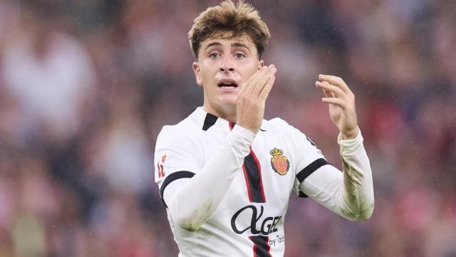 Pablo Torre, con la camiseta del Mallorca.