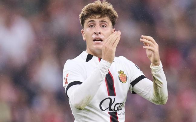 Pablo Torre, con la camiseta del Mallorca.