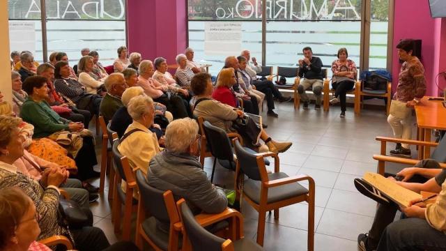 Asamblea del Consejo de Mayores en la Nagusi Etxe de Amurrio