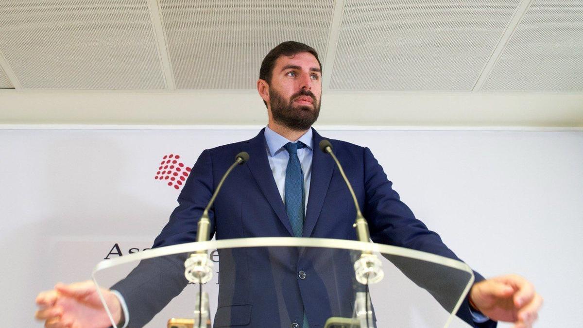 El presidente de Vox en la Región de Murcia, José Ángel Antelo.