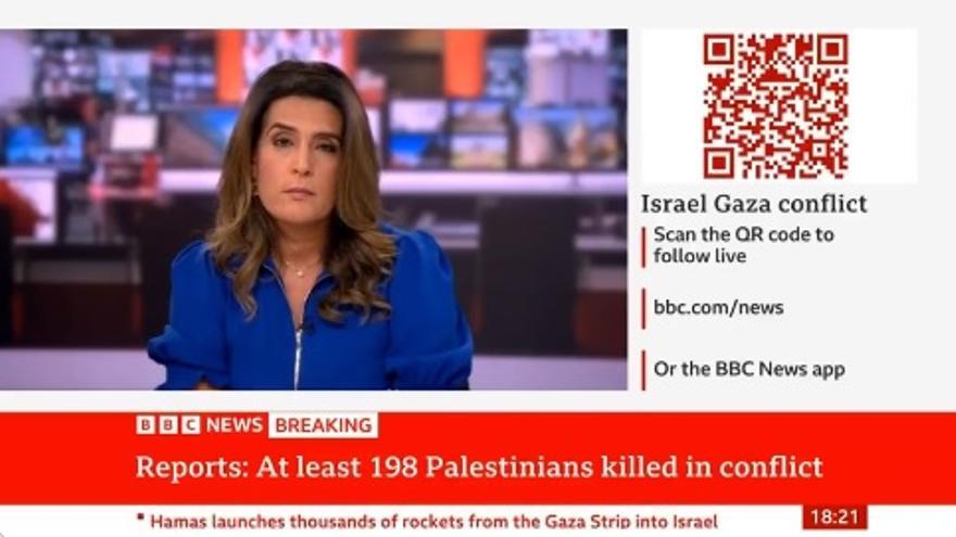 Un informativo de la BBC.