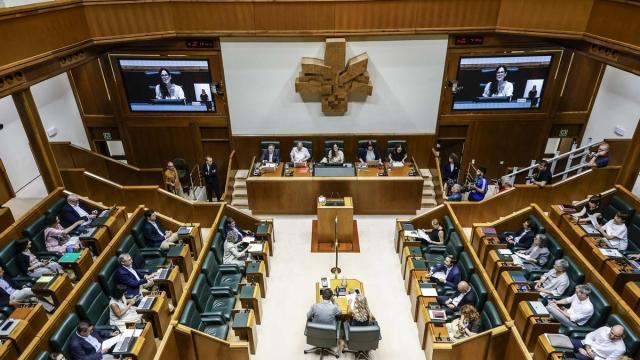 Pleno del Parlamento Vasco.
