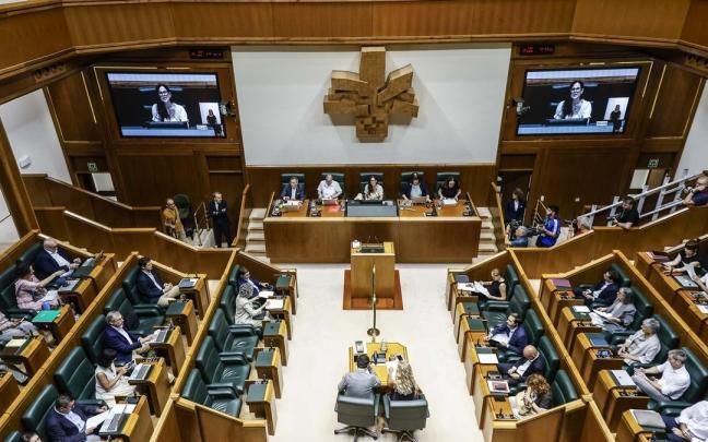 Pleno del Parlamento Vasco.