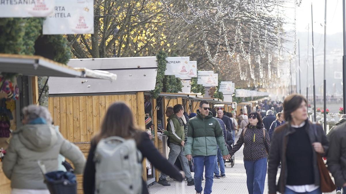 Mercado de Navidad donostiarra