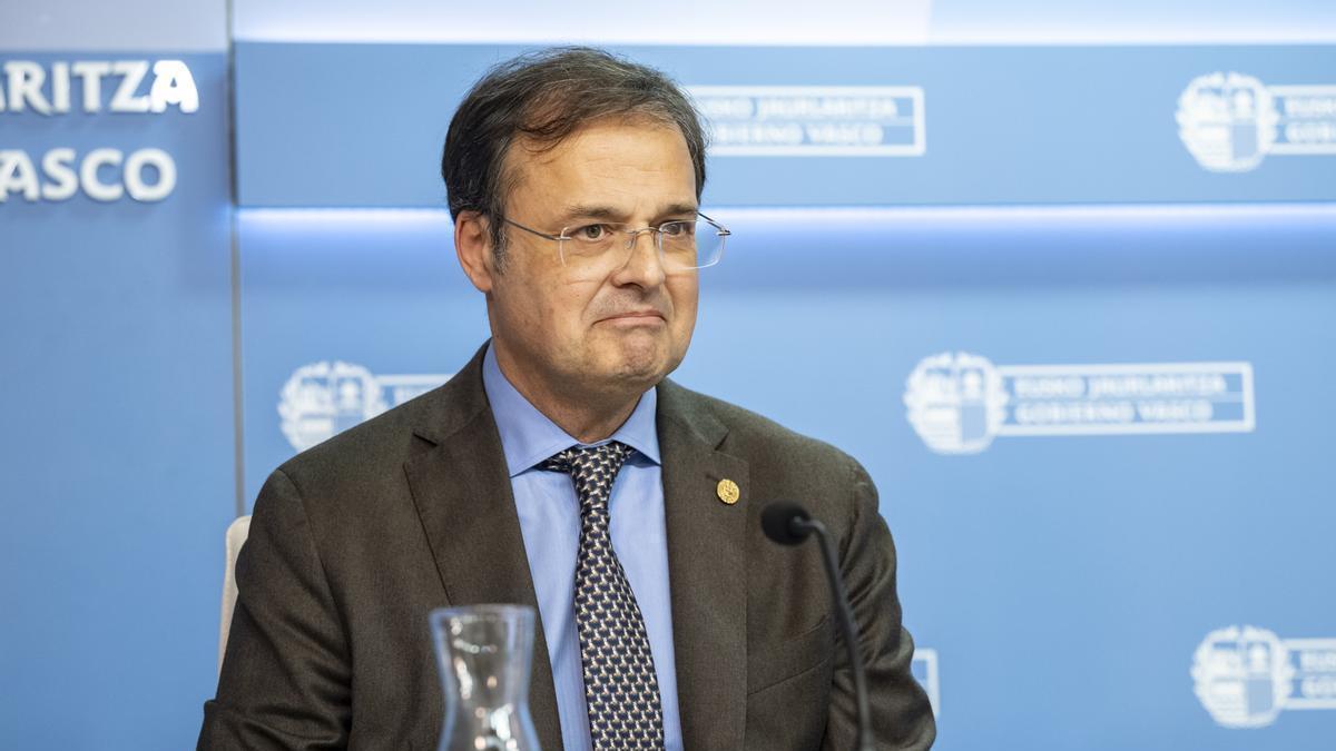 El consejero de Salud del Gobierno Vasco, Alberto Martínez