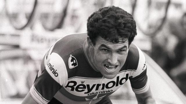 Ángel Arroyo, pionero y segundo en el Tour de Francia 1983.