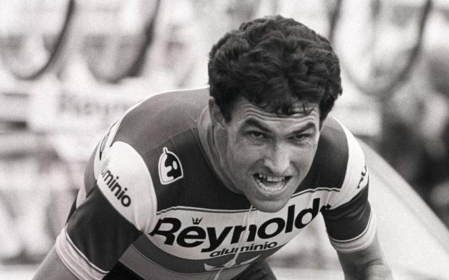 Ángel Arroyo, pionero y segundo en el Tour de Francia 1983.