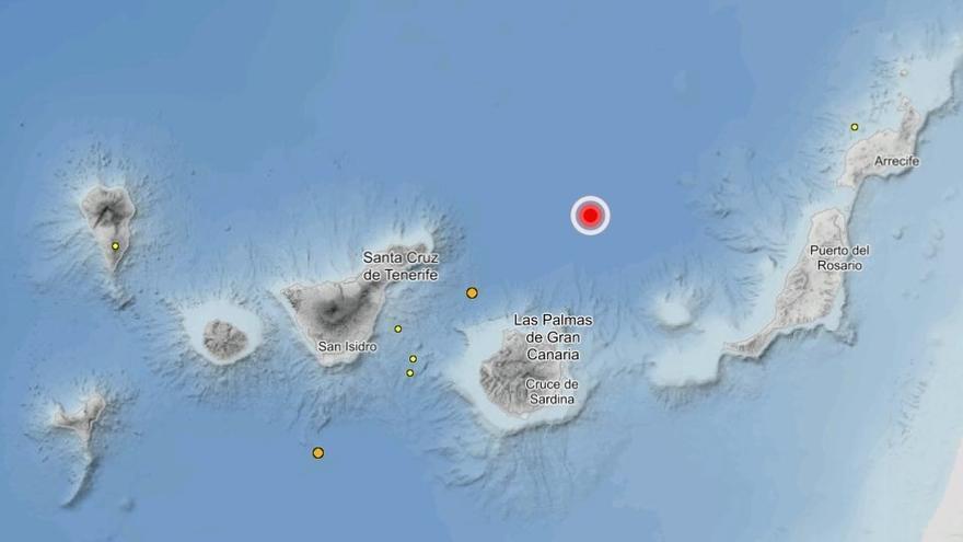 Seísmo sentido en el norte de Gran Canaria.