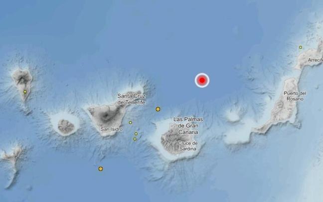 Seísmo sentido en el norte de Gran Canaria.