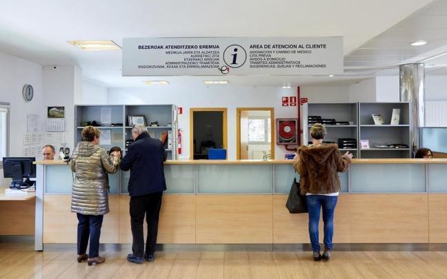 Imagen de un centro de salud de atención primaria de la red de Osakidetza.