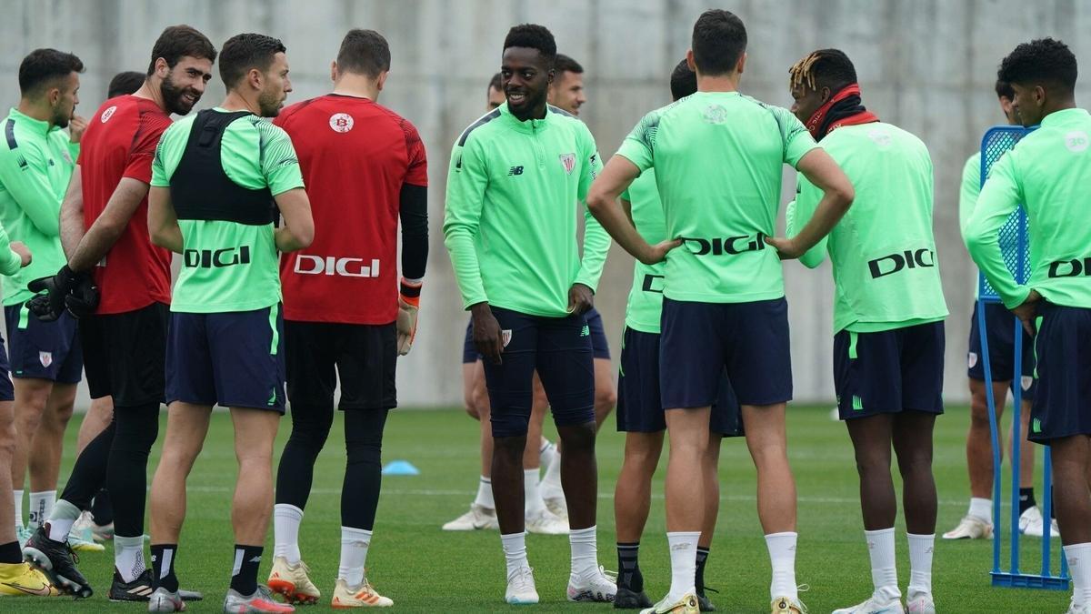 Entrenamiento del Athletic en Lezama