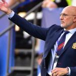 Luis de la Fuente, durante su etapa con la selección sub'21.