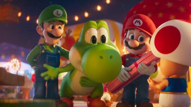 Algunos de los protagonistas de 'Super Mario Galaxy: La película'.