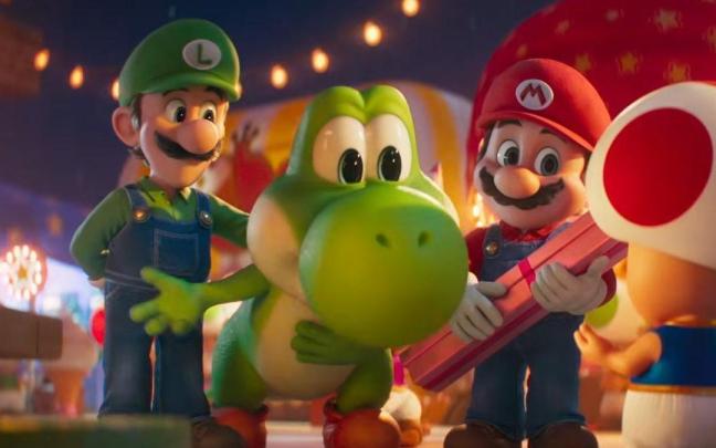 Algunos de los protagonistas de 'Super Mario Galaxy: La película'.