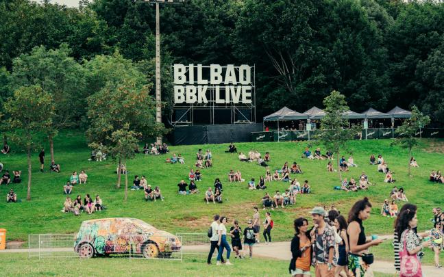 Cartel del Bilbao BBK Live en una edición anterior