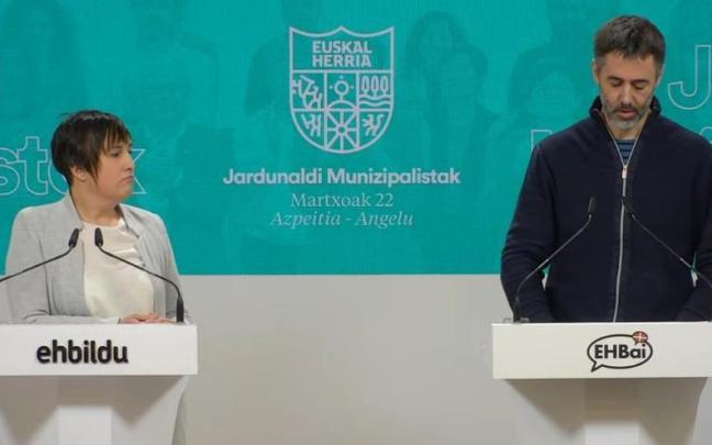 EH Bildu y EH Bai celebrarán sus jornadas municipalistas el 22 de marzo.
