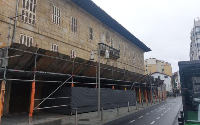 Obras en la antigua residencia Uribarri