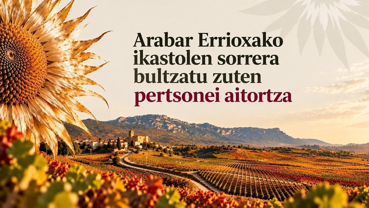 Arabako Errioxako ikastolen sorrera sustatu zuten pertsonak omenduko ditu Arabako Aldundiak larunbatean.