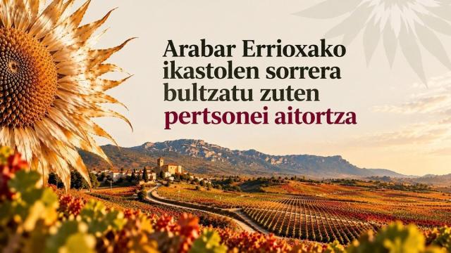 Arabako Errioxako ikastolen sorrera sustatu zuten pertsonak omenduko ditu Arabako Aldundiak larunbatean.