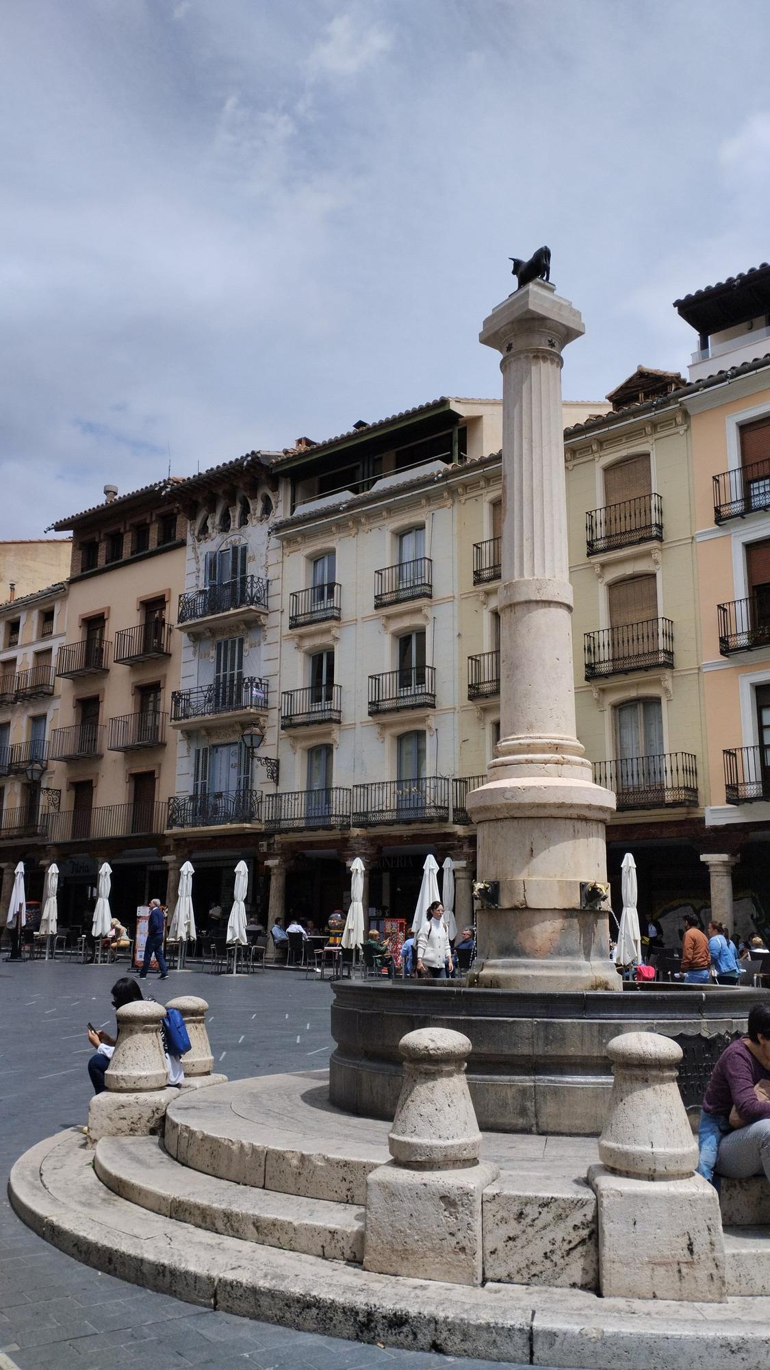 Plaza del Torico, en Teruel.