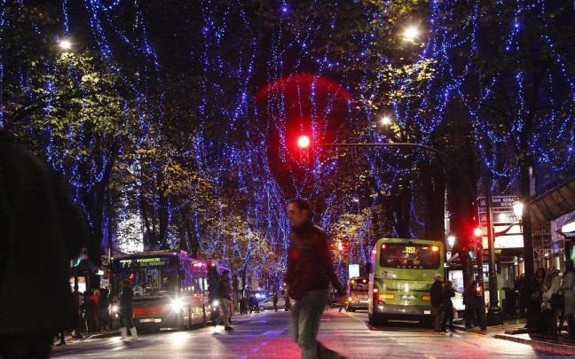 Encendido de las luces de Navidad en la Gran Vía de Bilbao / Zigor Alkorta Encendido de las luces de Navidad en la Gran Vía de Bilbao