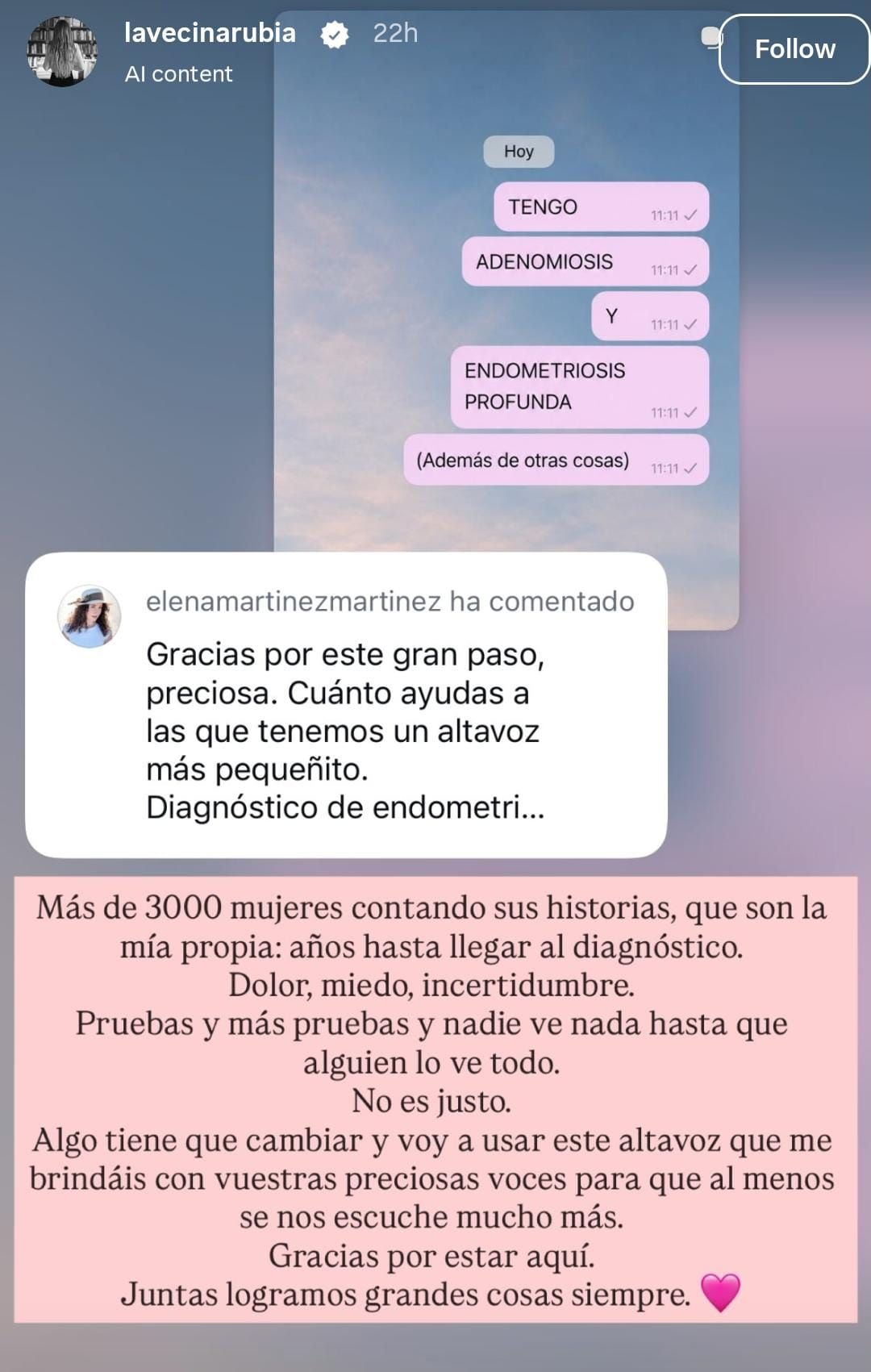 La Vecina Rubia desvela sus diagnósticos tras años de incertidumbre y sus seguidores aplauden su confesión.