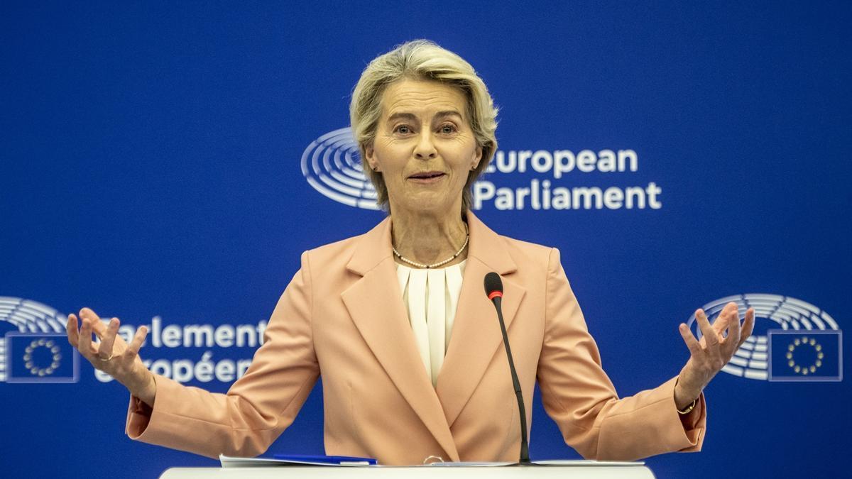 La presidenta de la Comisión Europea, Ursula von der Leyen.