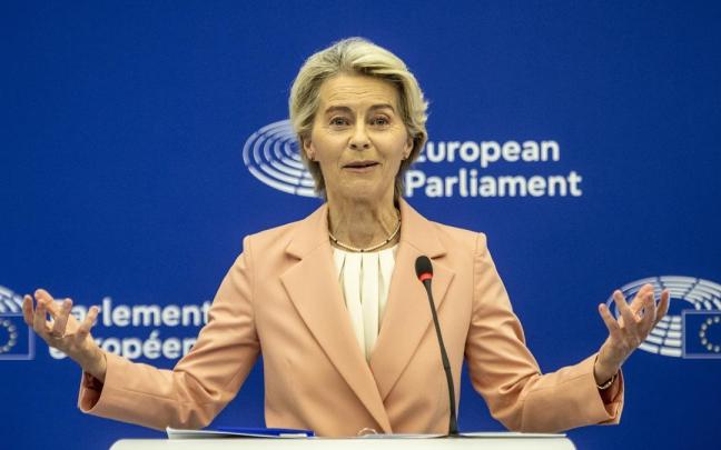 La presidenta de la Comisión Europea, Ursula von der Leyen.
