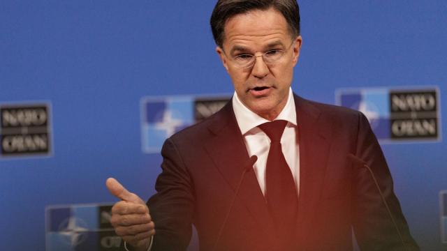 El secretario general de la OTAN, Mark Rutte