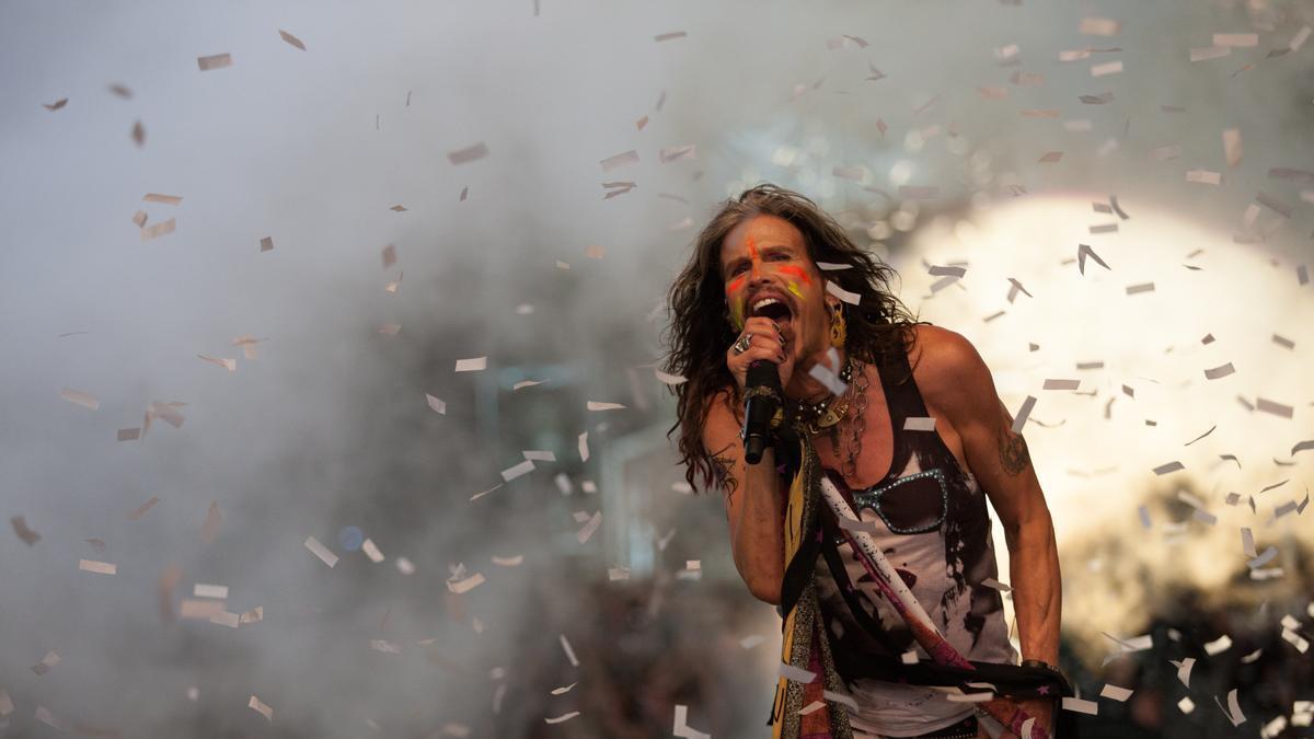 Steven Tyler durante una actuación en 2018.