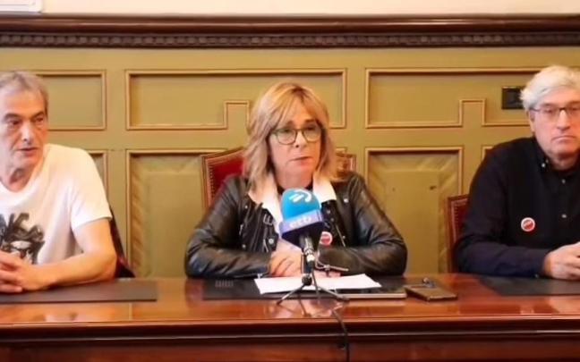 Comparecencia esta mañana en Mundaka