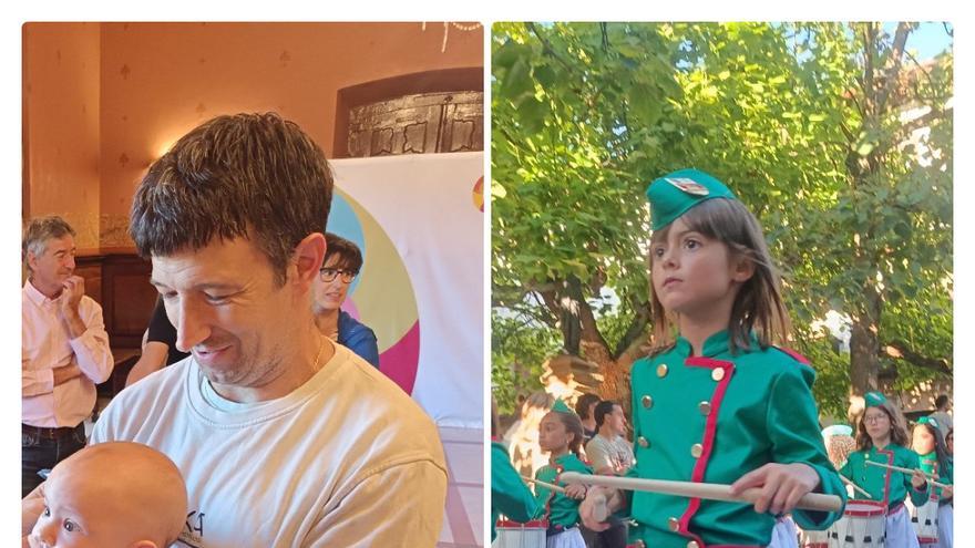 Tambores, pañuelitos y gigantes anuncian la fiesta en Oñati