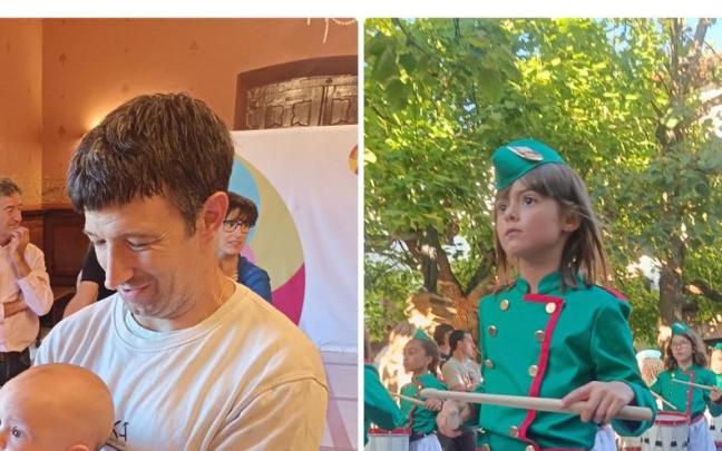 Tambores, pañuelitos y gigantes anuncian la fiesta en Oñati