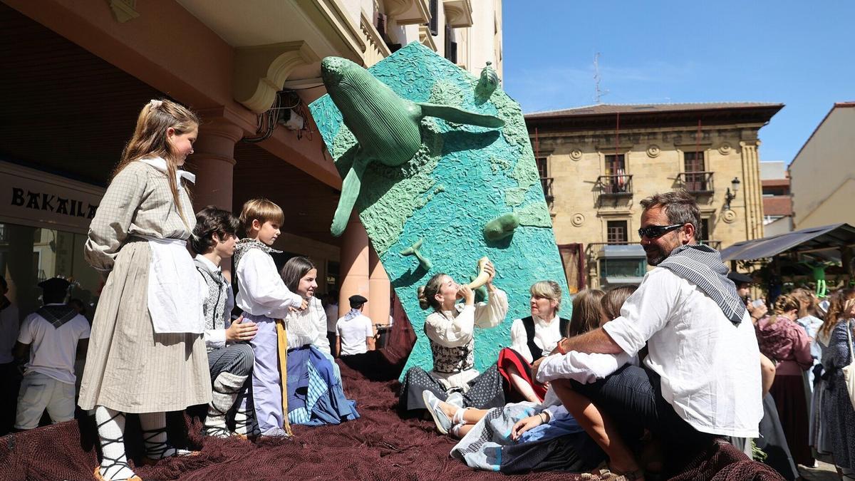 Carroza presentada por Jose Luis Lasa en las Euskal Jaiak de hace tres años.