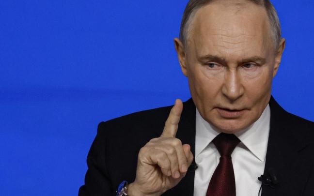 El presidente de Rusia. Vladimir Putin