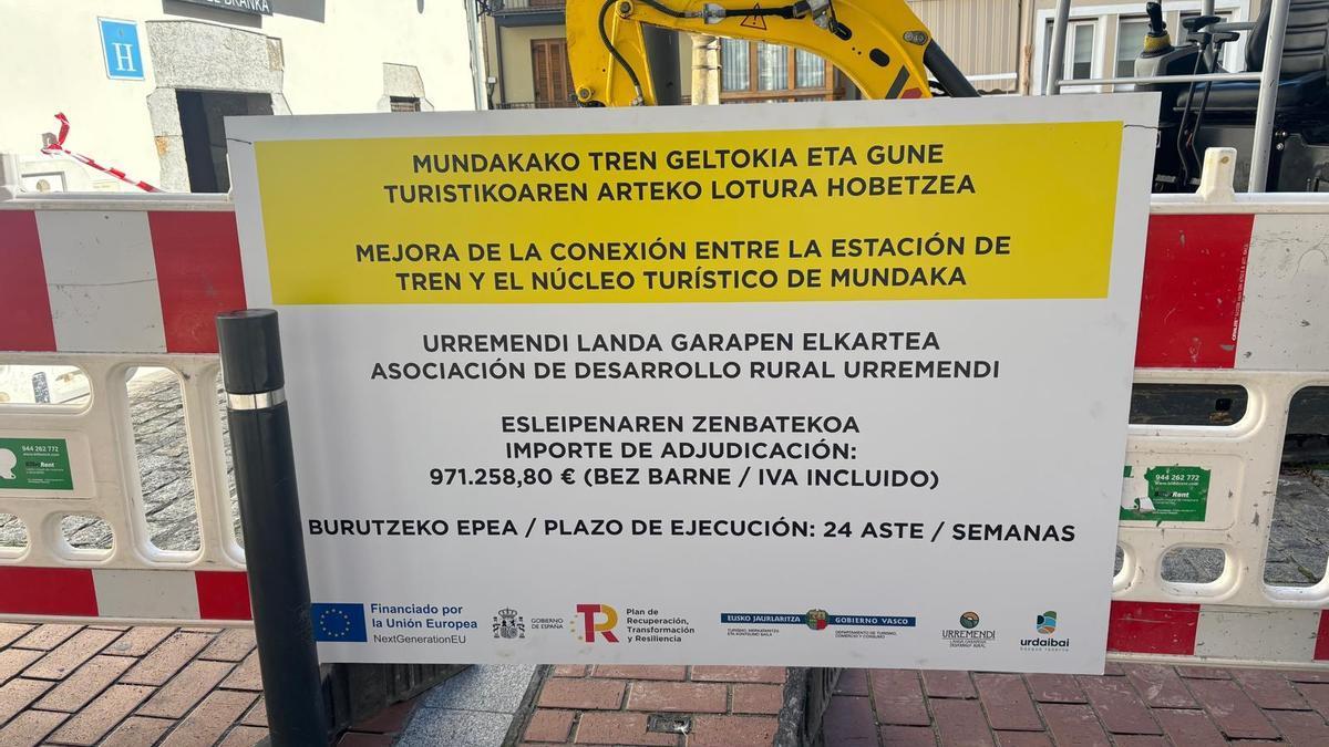 La obra tiene un plazo de ejecución estimado de seis meses.