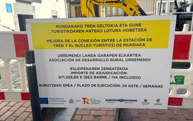 La obra tiene un plazo de ejecución estimado de seis meses.