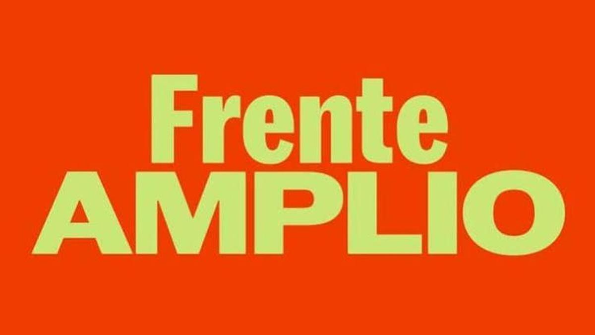 Logo de Frente Amplio, la coalición impulsada por IU, Más Madrid, Comuns y Movimiento Sumar para las elecciones del 29N.