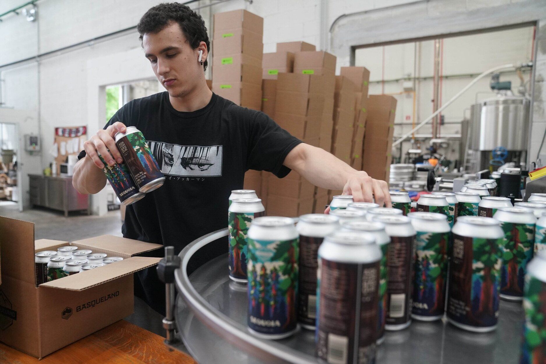 La fábrica de cerveza artesana Basqueland Brewing.