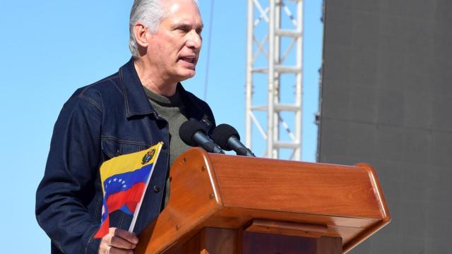 El presidente de Cuba, Miguel Díaz-Canel