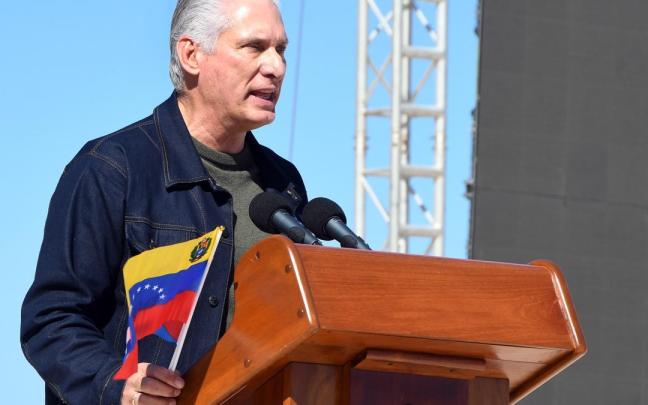 El presidente de Cuba, Miguel Díaz-Canel
