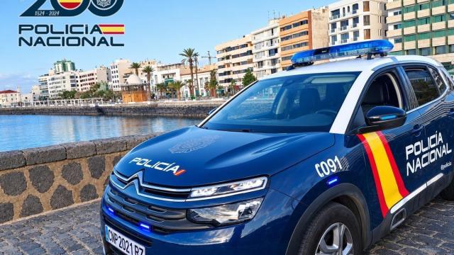 Un vehículo de la Policía Local en Lanzarote, en una imagen de archivo.