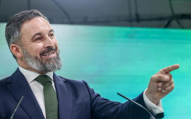 El líder de Vox, Santiago Abascal.