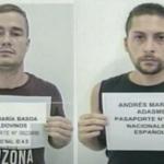 José María Basoa (i) y Andrés Martínez (d), detenidos en Venezuela.