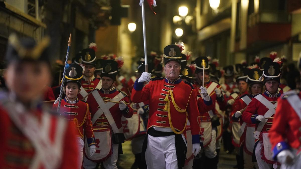 Azpeitiko San Sebastian bezperako danborrada iruditan