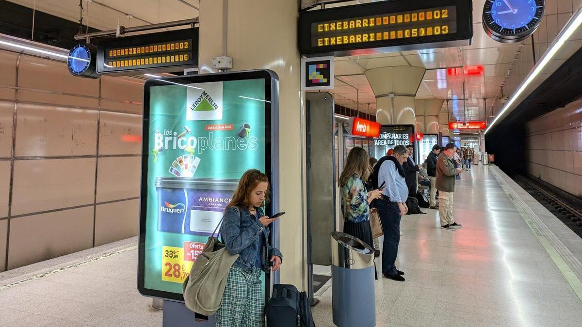 Instalaciones de Metro Bilbao.