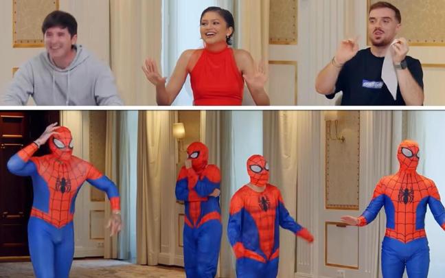 Zendaya tuvo que decidir quién era el mejor Spider-Man, incluyendo a Tom Holland.
