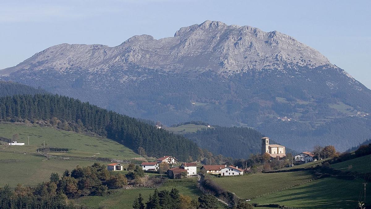 El monte Udalaitz.